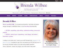 Tablet Screenshot of brendawilbee.com
